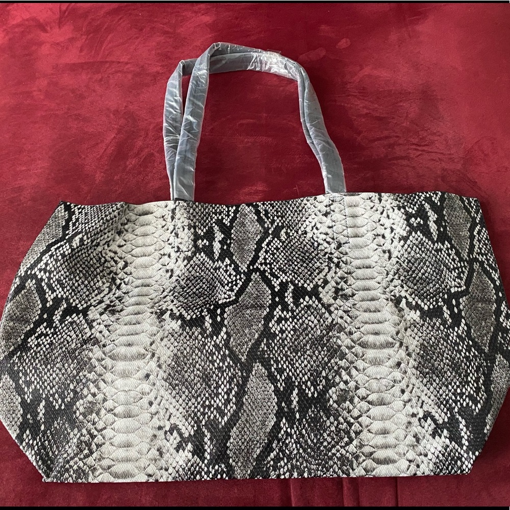 Snake Print Tote